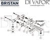 Bristan Ebony 3 Hole Bath Filler Spares